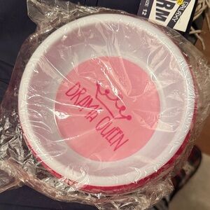 Drama Queen Pink Pet Bowl